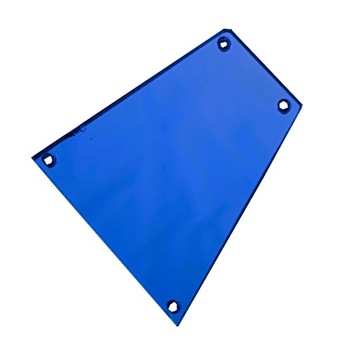 Lusterko akrylowe do przyszywania. ROYAL BLUE28X30