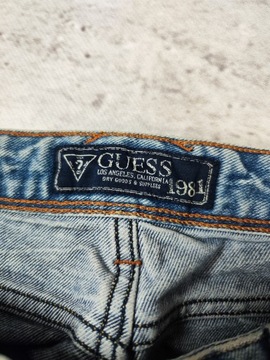 SPODNIE MĘSKIE GUESS VERMONT SLIM JEANSOWE DENIM DŻINSY r. 33