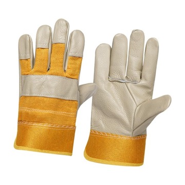 Сварочные перчатки Защитные перчатки Рабочие перчатки Жаростойкие бежевые