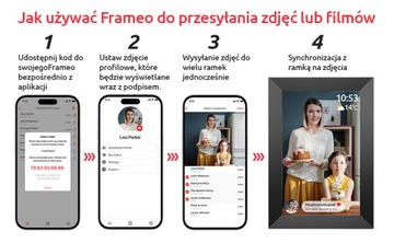Цифровая фоторамка HDeye PL с экраном 10,1 дюйма, Wi-Fi