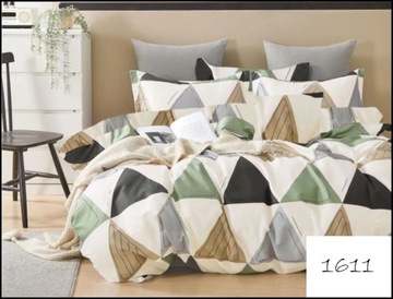 Komplet pościeli 200x220 COLLECTION WORLD Bawełna satynowa wzór 1611