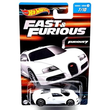 HOT WHEELS FAST & FURIOUS Bugatti Veyron 1:64 SERIA 3 HNT17