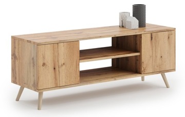 Szafka RTV, stolik pod TV FOCUS 135 cm dąb craft