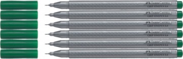 Финлайнер 0.4 GRIP FABER-CASTELL зеленый 67х2 шт.