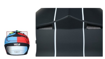 KASK MOTOCYKLOWY FULLFACE ENDURO CROSS QUAD GRATIS