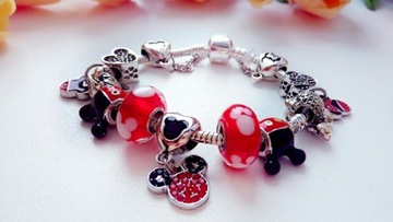 Модульный браслет Микки Маус Микки Маус 20 см Детский кулон