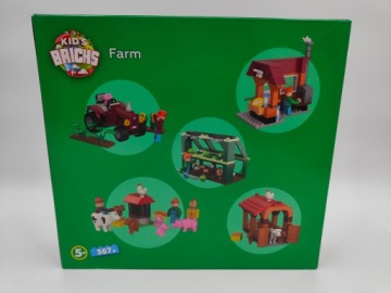 БЛОКИ БОЛЬШОЙ ТВОРЧЕСКИЙ НАБОР ФЕРМА 367 EL 5+ СВИНЬИ ТРАКТОР ЖИВОТНЫЕ