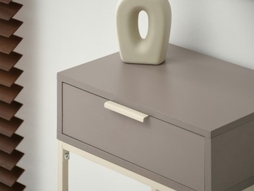 НАСТЕННАЯ КОНСОЛЬ ДЛЯ HALLEY NORA S БЕЖЕВЫЙ МЕТАЛЛ КРЕМОВЫЙ НОЖКИ