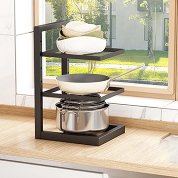 Органайзер для кастрюль и сковородок. Большая кухонная полка.