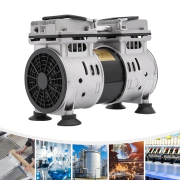 Pompa Próżniowa Podciśnieniowa Bezolejowa Sprężarka Powietrza 550 W