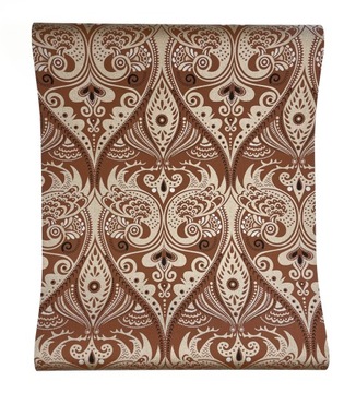 TAPETA WINYLOWA WZÓR ORNAMENT BAROKOWY 140104