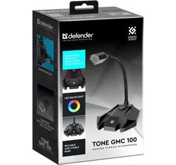 DEFENDER TONE GMC 100 STREAM LED МИКРОФОН