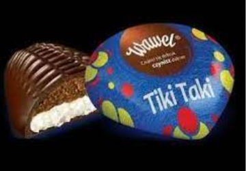 Tiki Taki Wawel Кокосовые шоколадные конфеты 1000г 1кг кокосовые конфеты и помады