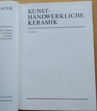 KUNST- HANDWERKLICHE KERAMIK Вальтер Гебауэр
