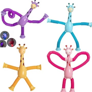 ЖИРАФ С ПРИСОСКАМИ АНТИСТРЕССОВАЯ СТРЕЙЧ-ТРУБКА РАСТЯЖАЕМАЯ С ТРУБКОЙ