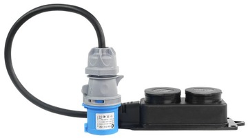 АДАПТЕР CEE ВИЛКА 230 В РОЗЕТКА IP44