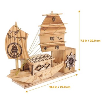 ДЕРЕВЯННЫЙ ДЕРЖАТЕЛЬ ДЛЯ РУЧКИ, ОРГАНИЗАТОР И УКРАШЕНИЕ НАСТЛА