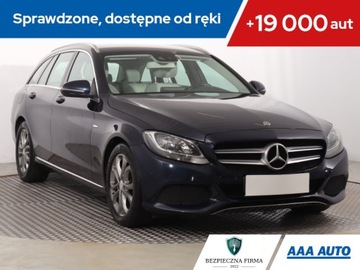 Mercedes Klasa C W205 Kombi 200 BlueTEC 136KM 2017 Mercedes C C 200 d, Skóra, Navi, Klima