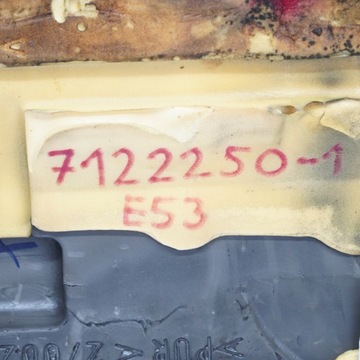 BMW E53 X5 POHOVKA SEDAČKA ZADNÍ KŮŽE SCHWARZ