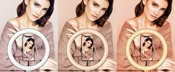 LAMPA LED uchwyt statyw media facebook tiktok IG