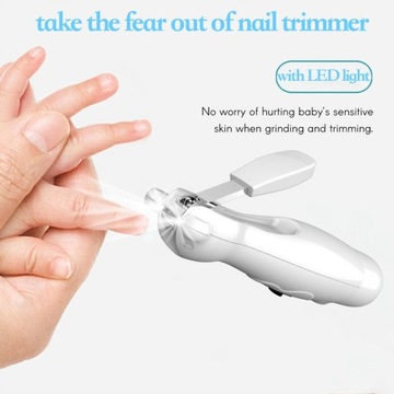 Машинка для стрижки ногтей 2-в-1 для детей.