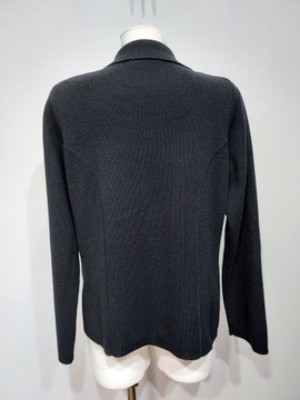 M&S WOOLMARK wełniany sweter blezer 42