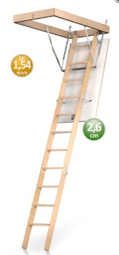 Schody strychowe OPTISTEP GOOD OLO 70x120 280 NOWOŚĆ