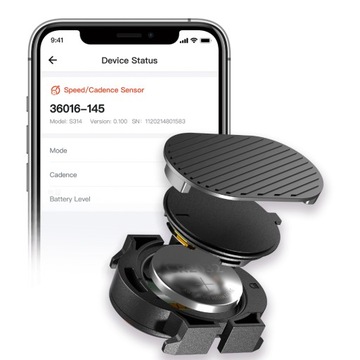 Датчик частоты вращения педалей и скорости Magene S314 для велосипеда Bluetooth / ANT+