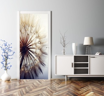 Самоклеящаяся наклейка на дверь Одуванчик ПРИРОДА