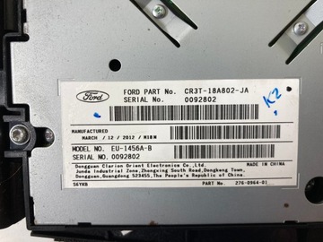 FORD MUSTANG 2010-2014 V PANEL ŘÍZENÍ AUTORÁDIO KLIMATIZACE