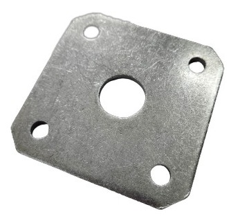 Blacha ze stali nieocynkowanej 4 mm 8 x 8 cm
