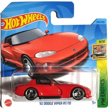 HOT WHEELS 92 DODGE VIPER RT/10 HW EXOTICS 2023