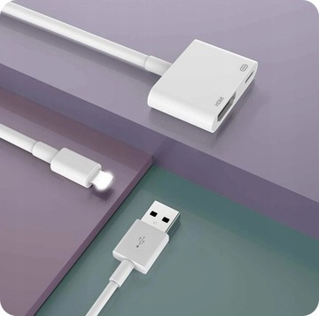 АДАПТЕР LIGHTNING АДАПТЕР HDMI AV iPad iPhone