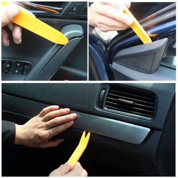 УНИВЕРСАЛЬНЫЕ ЗАЖИМЫ АВТОМОБИЛЬНЫЕ ЗАЖИМЫ ДЛЯ ОБИВКИ АВТОМОБИЛЯ + СЪЕМНИКИ ДЛЯ ЛОЗОВ