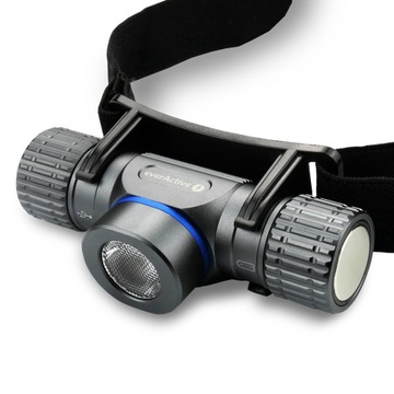 Ładowalna mocna latarka czołowa czołówka LED everActive HL-1100R Force