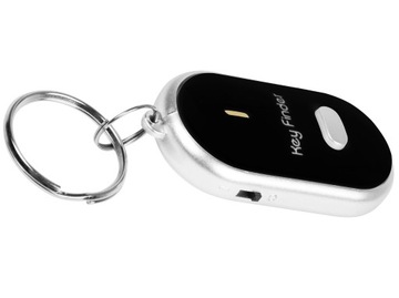 Брелок-кошелек-локатор для ключей СО СВИСТОМ ЗВУКОВЫМ КЛЮЧОИСКАТЕЛЕМ, светодиодная подвеска