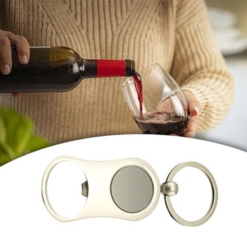 Брелок с открывалкой для бутылок, креативное подвесное украшение, портативный, 2,9 см x 6,6 см