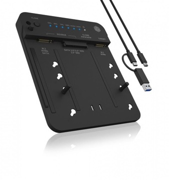 IB-2913MCL-C31 клонирующая и док-станция для SSD и HDD M.2 NVMe