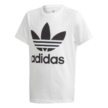 T-shirt Dziecięcy adidas DV2904 TREFOIL Biały 176