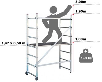 Алюминиевые леса KRAUSE CORDA mini