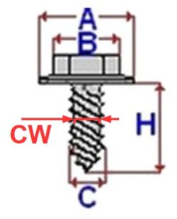 10x ВИНТ 4,2x16 TORX ВНУТРЕННИЙ черный
