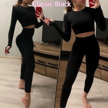 Черные моделирующие леггинсы PUSH up, размер M