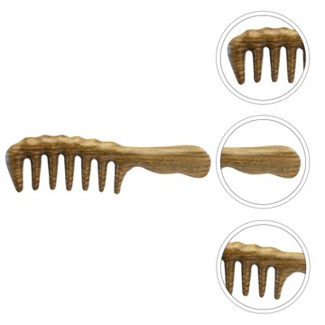 ЖЕНСКАЯ ЩЕТКА ДЛЯ УДЕРЖИВАНИЯ ВОЛОС PICK COMB, ДЕРЕВЯННАЯ
