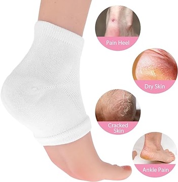Увлажняющие пяточные носки для сухой и потрескавшейся кожи НАБОР ИЗ 2 ПАР