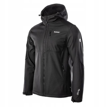 MĘSKA KURTKA PRZEJŚCIOWA SOFTSHELL HI-TEC SALMIR MEMBRANA 8000 ROZMIAR L