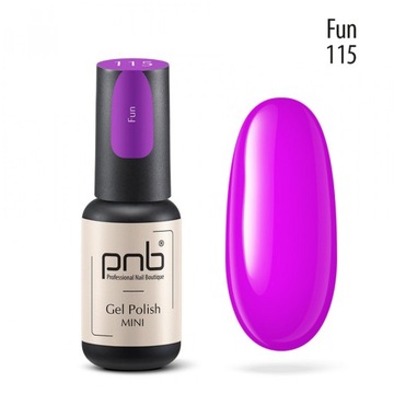 Lakier Hybrydowy do paznokci PNB mini 115 Fun Różowy Neon 4 ml