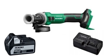 Szlifierka kątowa Hikoki G1813DVE + 2 x Aku 5.0 + Ładowarka w kartonie