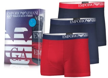 EMPORIO ARMANI EA BOKSERKI 3Pack S MĘSKIE PREZENT