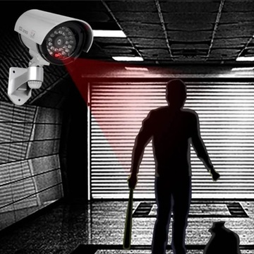 ATRAPA KAMERY MONITORINGOWEJ LED ZEWNĘTRZNA