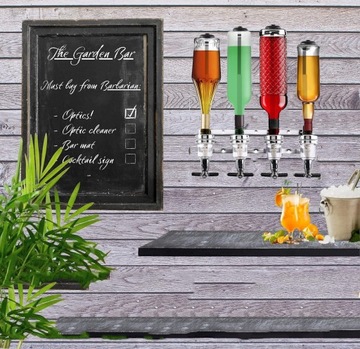 ПРОФЕССИОНАЛЬНЫЙ ДЕРЖАТЕЛЬ И ДИСПЕНСЕР ДЛЯ БУТЫЛОК ДЛЯ БАРА, НАСТЕННЫЙ ДЕРЖАТЕЛЬ, 36 X 35,3 СМ